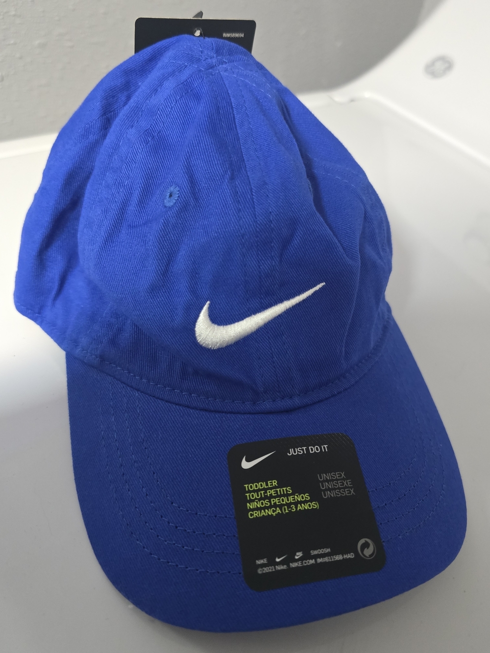 Nike Royal Blue Toddler Swoosh Cap